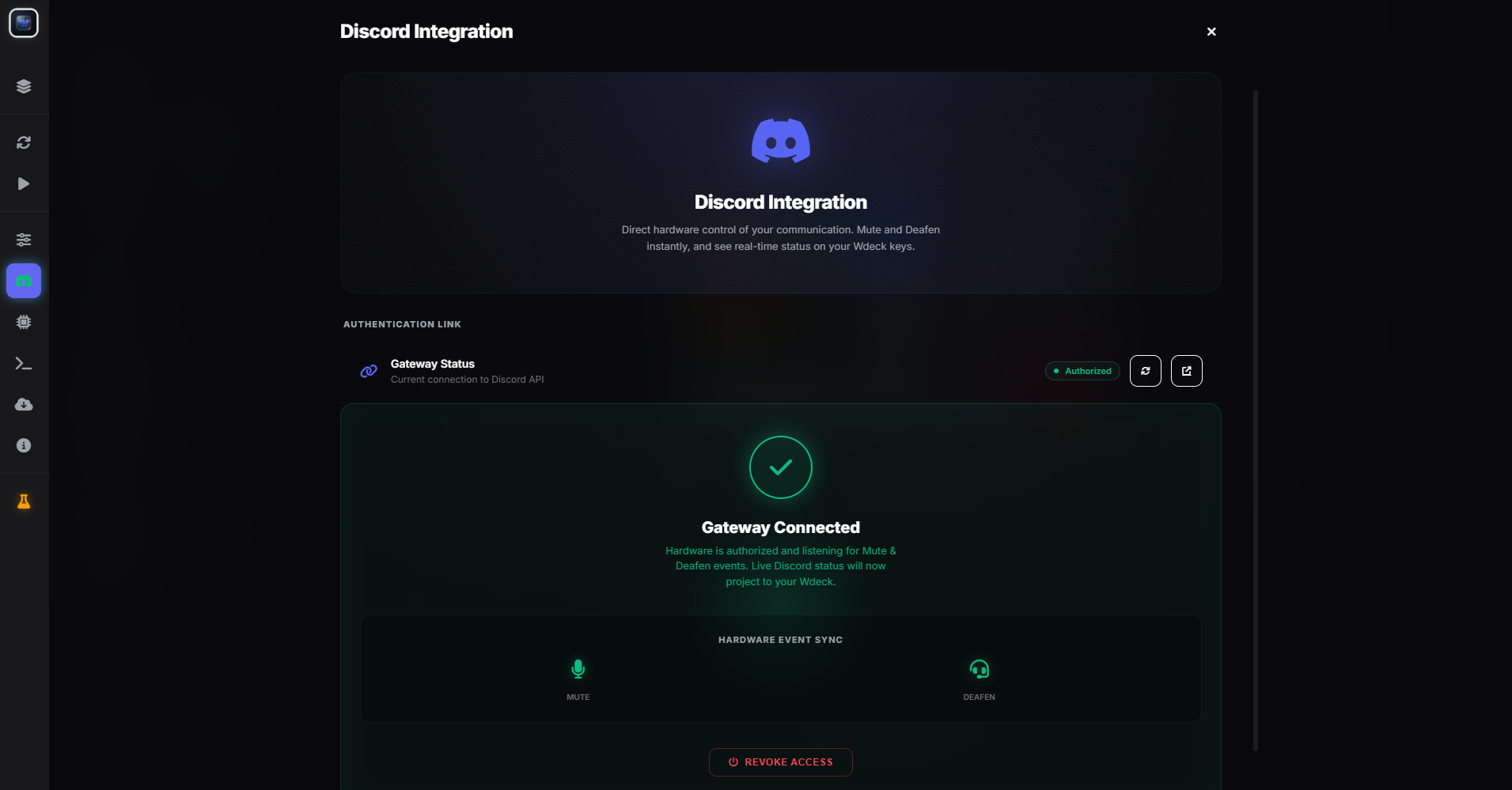 Media and Hardware Sync